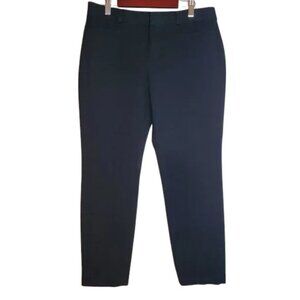 BANANA REPUBLIC SZ 6 Womens Sloan Curvy Fit Black Dress Cropped Pants 4 Pockets